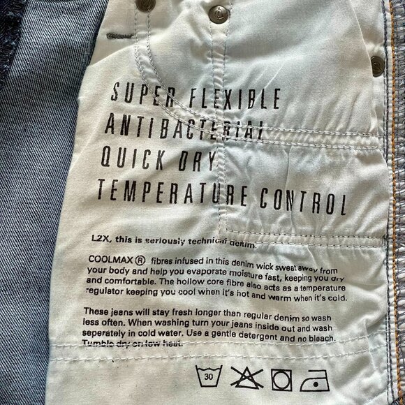 DUER Performance Denim Slim Dark Rinse 29x29 - Picture 6 of 6